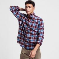 Image of Regular Fit Winter Twill Plaid Shirt by GANT