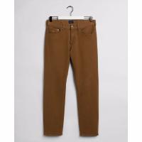 Image of Regular Fit Soft Twill Jeans by GANT