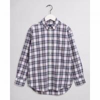 Image of Relaxed Flannel Check Shirt by GANT