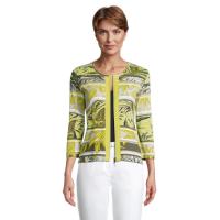Image of Print Zip Up Top by BETTY BARCLAY