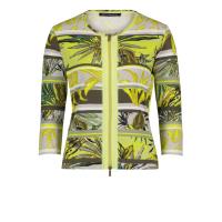 Image of Print Zip Up Top by BETTY BARCLAY