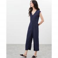 Image of HAISLEY V NECK BUTTON DOWN JUMPSUIT by JOULES