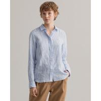 Image of Stripe Linen Chambray Shirt by GANT