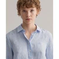 Image of Stripe Linen Chambray Shirt by GANT