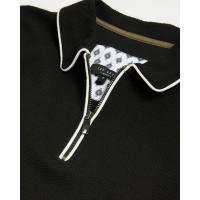 Image of SS Textured Zip Polo Shirt by TED BAKER