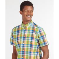 Image of MADRAS 9 SHORT SLEEVED TAILORED SHIRT by BARBOUR