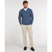 Image of PIMA COTTON V-NECK SWEATER by BARBOUR