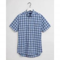 Image of Regular Fit Short Sleeve Check Shirt by GANT