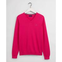 Image of Classic Cotton V-Neck Jumper by GANT