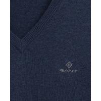 Image of Classic Cotton V-Neck Jumper by GANT