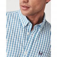 Image of SHORT SLEEVE TATTERSALL SHIRT by CREW