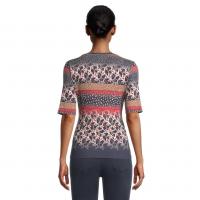 Image of Patterned T-shirt by BETTY BARCLAY