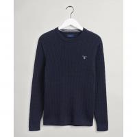 Image of Cotton C-Neck by GANT