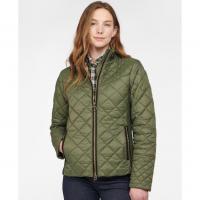 Image of Barbour Grassmere Quilted Jacket in OLIVE from BARBOUR
