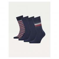 Image of 4-PACK GIFT BOX STRIPE SOCKS by TOMMY HILFIGER