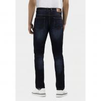 Image of Regular fit cotton c-logo jeans by CAMEL
