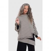 Image of URBAN FRENCH TERRY TOP in STRIPE from ALEMBIKA