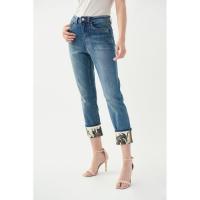 Image of Printed Cuff Jeans by JOSEPH RIBKOFF