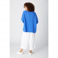 Image of Voile Check Boxy Top by SAHARA