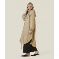 Image of Terelle Oversized Hooded Coat in TRAVERTINE from MASAI