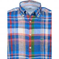 Image of Linen Check Shirt by FYNCH HATTON