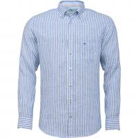 Image of Linen Stripe Shirt from FYNCH HATTON