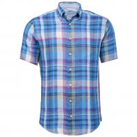 Image of Linen Short Sleeved Shirt by FYNCH HATTON
