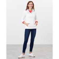 Image of Beachy Funnel Neck Sweatshirt in CREAM from JOULES
