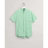 Image of Regular Fit Short Sleeve Linen Shirt by GANT
