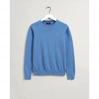Image of Classic Cotton Crew Neck Sweater by GANT