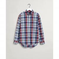 Image of Regular Fit Check Oxford Shirt by GANT