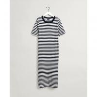Image of Iconic G jersey dress with stripes by GANT